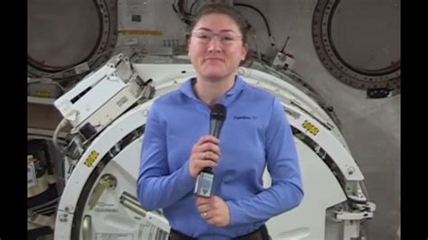 Interview with NASA Space Station Astronauts Christina Koch and …