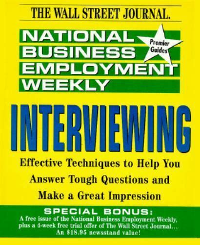 Interviewing national business employment weekly career guides. - Histoire économique et sociale du monde.