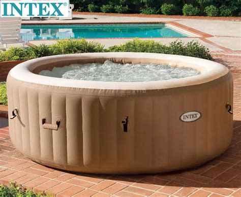 Intex 196x71cm PureSpa Bubble Massage 2-4 Adults Inflatable Spa …