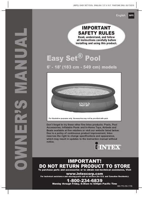 Intex easy set pool instruction manual. - Rikkilaskeuman kotimainen osuus ja sen vähentäminen.