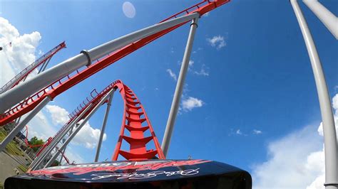 1.5K. 606K views 13 years ago. The Intimidator at Carowinds is one of the top ten steel coasters in the world. Together with Fury 325, it makes Carowinds home to two of the top ten tallest.... 