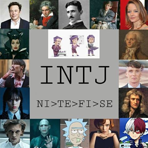 Intj 5w6 characters personality database. .