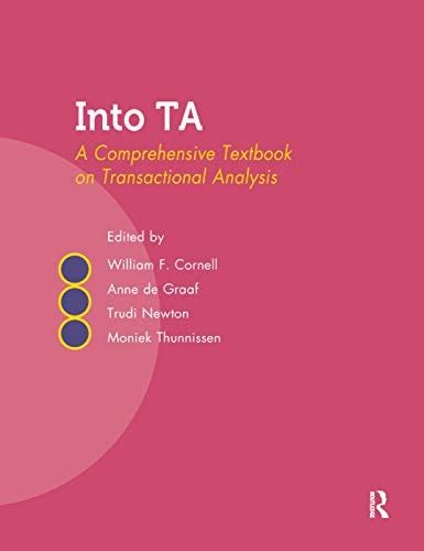 Into ta a comprehensive textbook on transactional analysis. - The cholesterol solution guide lower your cholesterol in 30 days.
