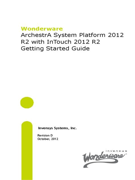 Intouch for system platform 2012 training manual. - Unmasking the powers by walter wink.