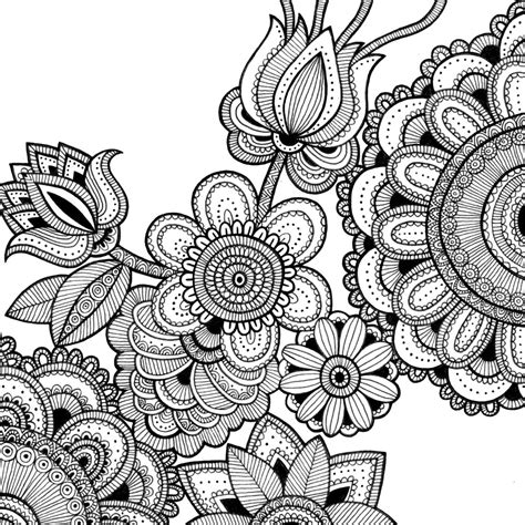 Intricate Designs Coloring Pages Coloring Home