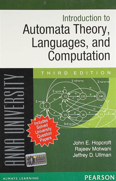 Intro To Automata Theory, Languages And Computation John E