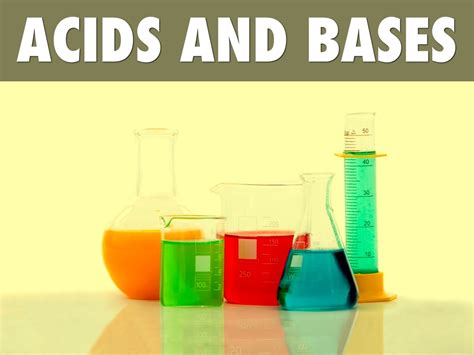 Intro to Acids & Bases Worksheet