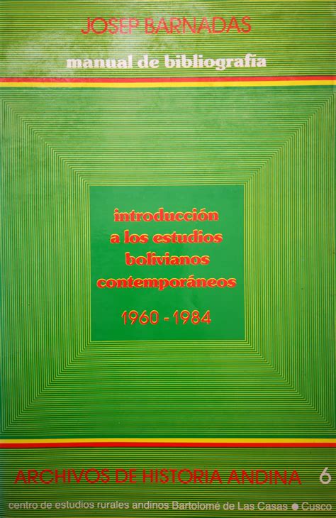 Introduccio n a los estudios bolivianos contempora neos, 1960 1984. - Solution manual for international accounting doupnik.