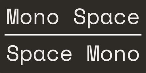 Introducing Space Mono a new monospaced typeface by …