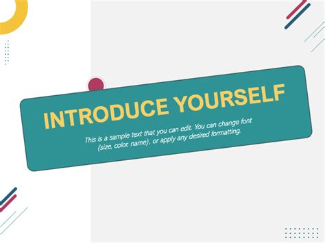 Introducing Yourself Powerpoint Slide Powerpoint Templates