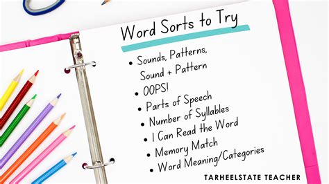 Introducing a Word Sort