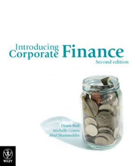 Introducing corporate finance 2nd edition manual. - 1994 chevrolet camaro and pontiac firebird service manual book 1.
