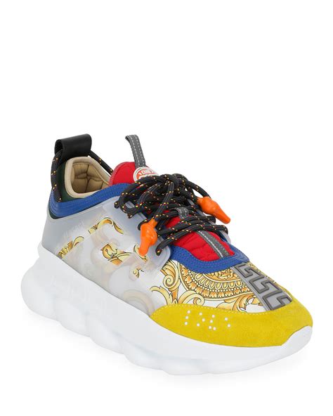 Introducing the Versace Chain Reaction Sneaker: A Fusion of Fashion and Functionality