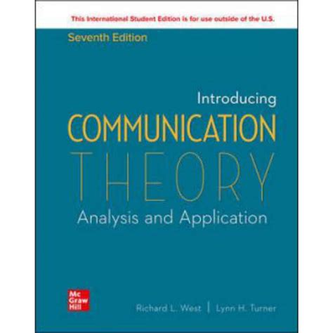 Read Introducing Communication Theory Analysis And Application By Richard     West