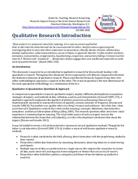 Introduction: Approaches to Qualitative Research - Academia.edu