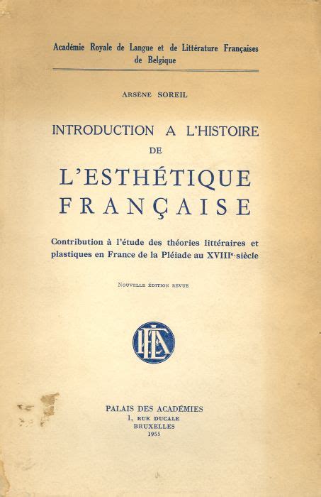 Introduction à l'histoire de l'esthétique française. - Bmw e30 e28 e34 service manual.