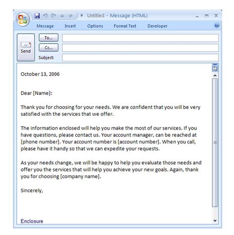 Introduction Email Template Free Introduction Email Template
