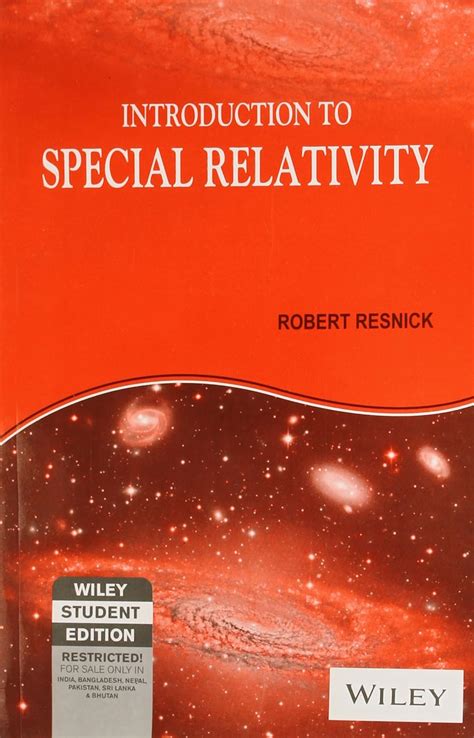 Introduction For Special Relativity Robert Resnick