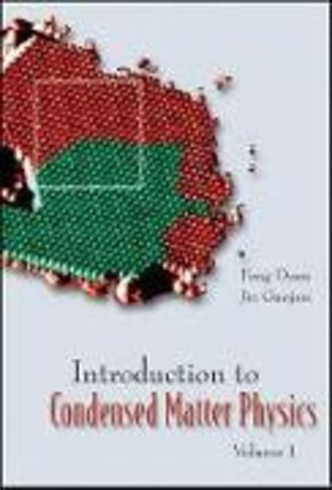 Introduction To Condensed Matter Physics Volume 1