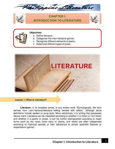 Introduction To Literature