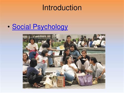 Introduction To Social Psychology