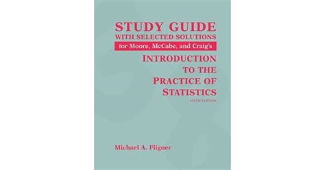 Introduction To The Practice Of Statistics Study Guide With Solutions Manual