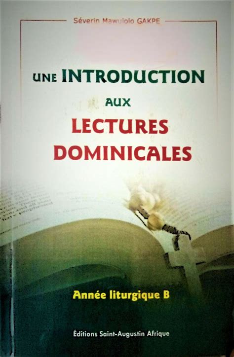 Introduction aux lectures du dimanche