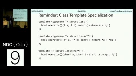 Introduction to C++ Template Metaprogramming Sasha Goldshtein YouTube