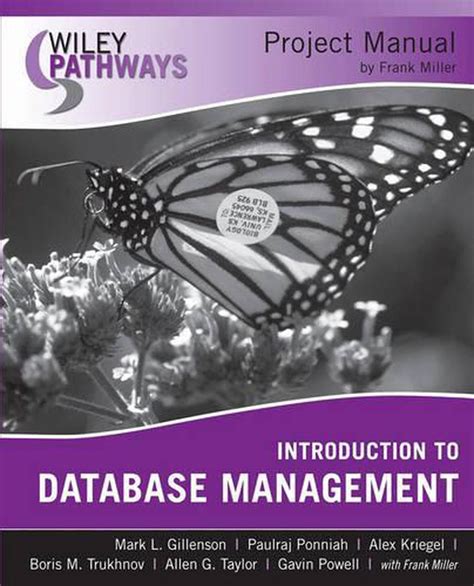 Introduction to Database Management (Project Manual)