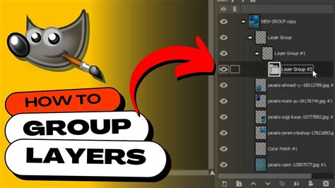 Introduction to Layer Groups in GIMP