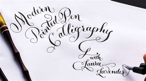 Introduction to Modern Calligraphy Using a Pointed Pen Concord, MA