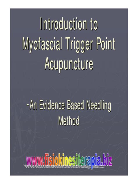 Introduction to Myofascial Pain - Physiopedia