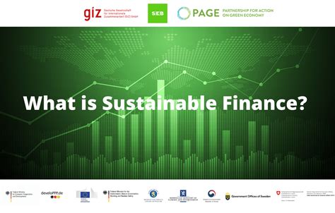 Introduction to Sustainable Finance New Impact Society