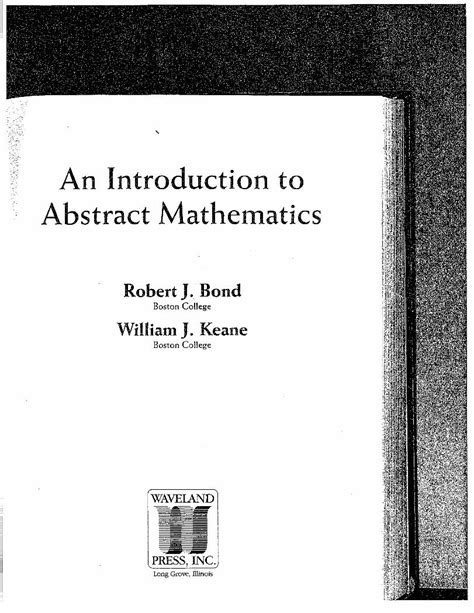 Introduction to abstract mathematics solution manual bond. - Reglamentacja wolności prasy w polsce, 1918-1939..