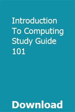 Introduction to computing study guide 101. - Lettres à sa femme, sur un voyage de paris en limousin.
