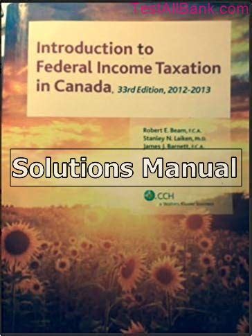 Introduction to federal income taxation in canada 33rd edition solution manual. - Análisis del cuento una historia cualquiera de arturo martínez galindo.