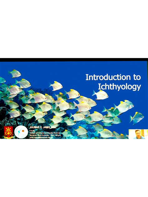 Introduction to fish biology pdf. The chapter Introduction to Ichthyology provid...