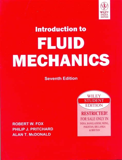 Introduction to fluid mechanics by fox mcdonald 7th edition. - Mechanics continuous medium malvern solution manual.
