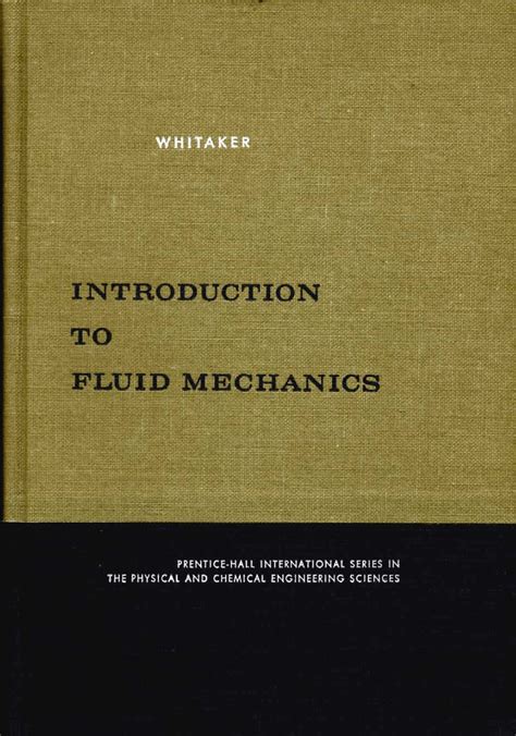Introduction to fluid mechanics pdf