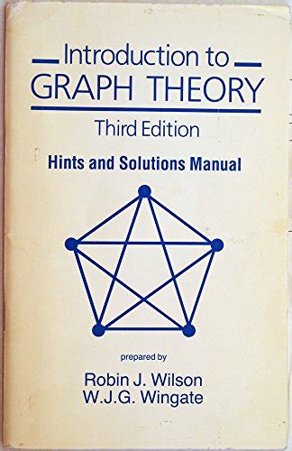 Introduction to graph theory solutions manual wilson. - Becker audio 30 aps service manual.