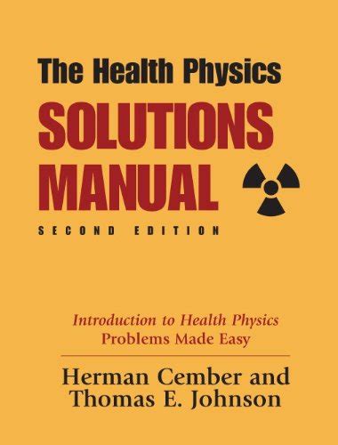 Introduction to health physics solution manual cember. - Classe dr 9 power amplifier original service manual.