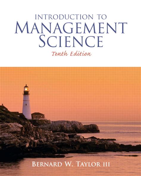 Introduction to management science 10th edition solution manual. - Dem frieden eine form geben (zugehend auf eine biennále des friedens).