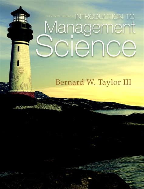 Introduction to management science 11e taylor stormrg. - Pearson business reference and writers handbook by roberta moore.