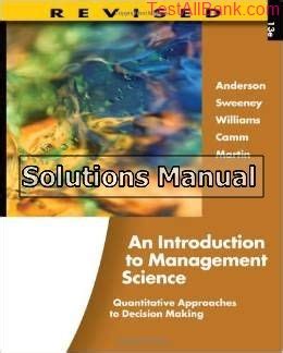Introduction to management science solution manual 13. - Código civil para el distrito federal..