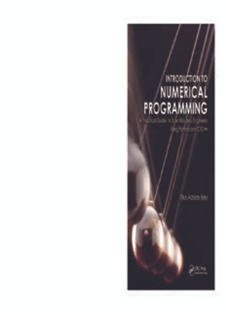 Introduction to numerical programming a practical guide. - Sgh j700v owner manual in p d f.