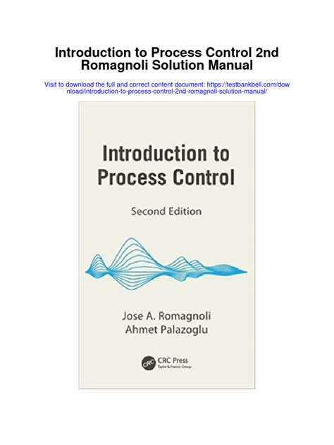 Introduction to process control romagnoli solution manual. - Copia morbida manuale di riparazione maruti 800.