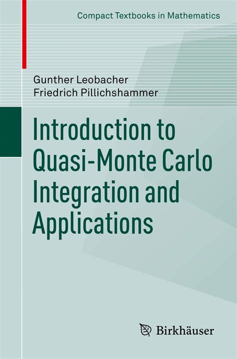 Introduction to quasi monte carlo integration and applications compact textbooks in mathematics. - Myers psychology for ap textbook free.