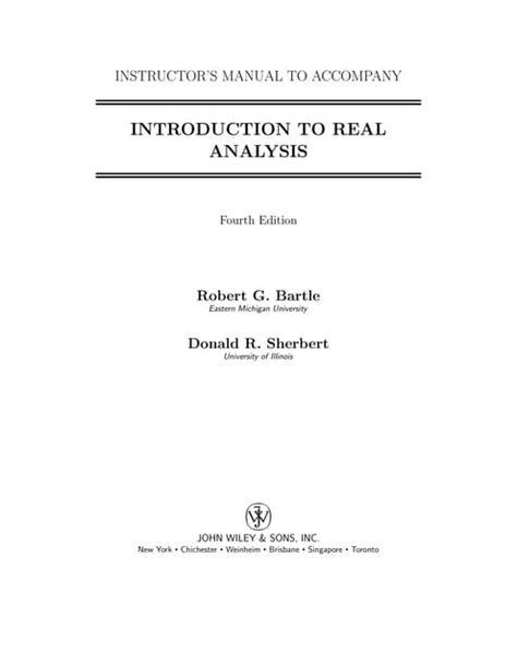 Introduction to real analysis bartle instructor manual. - Rca home theater audio system manual.