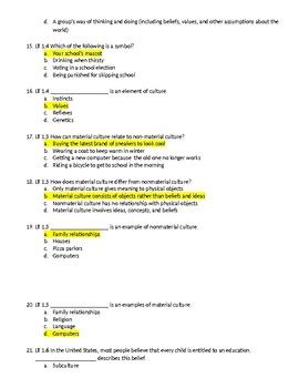 Introduction to sociology 3e answer key. Sociology. Introduction to Sociology. Introductory Sociology 3e (OpenStax) 22: Appendix. 22.10: Answer Key Chapter 10. Expand/collapse global location. 22.10: Answer Key Chapter 10. Page ID. Table of contents. 