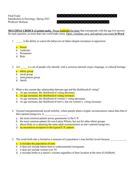 Sociology Final Exam Study Guide Deviance-breaking a so